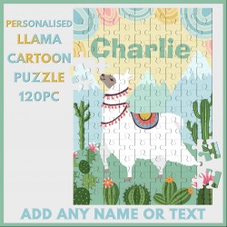 Personalised Cartoon Llama Puzzle