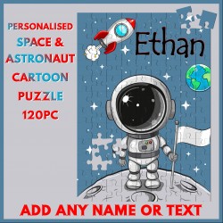 Personalised Cartoon Astronaut Puzzle